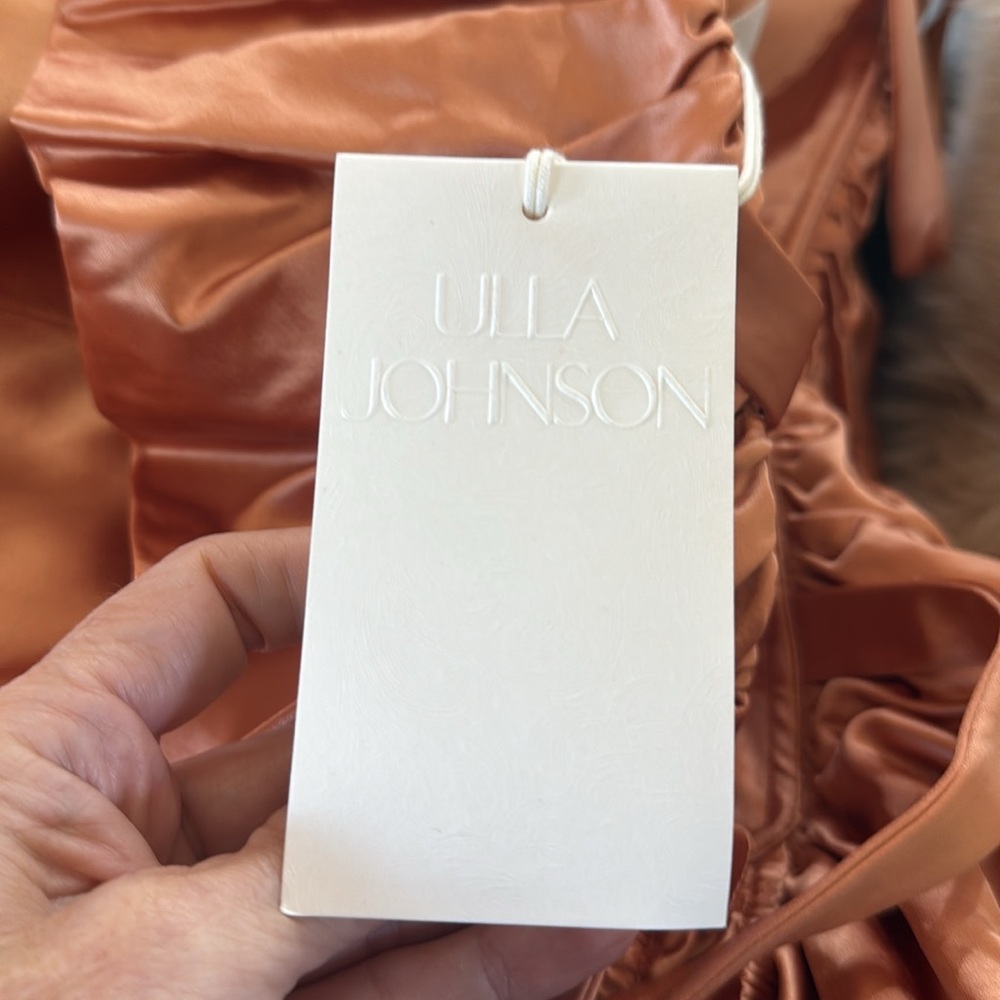 NWT Ulla Johnson Lelita Midi Dress in Copper Sz 4 $1240 - Picture 12 of 14